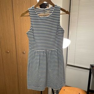 J. Crew stripe dress (women, x-small, white and blue)